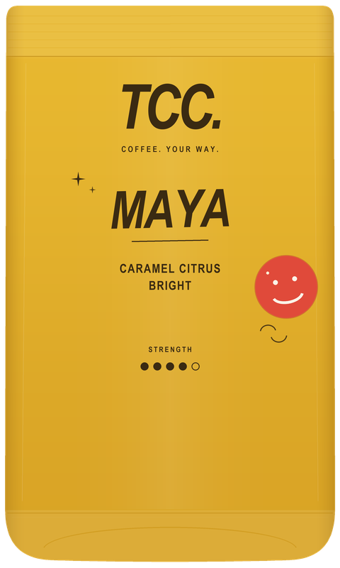 MAYA coffee bag — Caramel Citrus, Bright